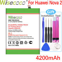Wisecoco High Capacity HB366179ECW Battery For Huawei Nova 2 CAZ-AL10 CAZ-TL00 Mobile Phone Batteries+Gift tools 2024 - buy cheap