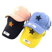 Doitbest 2020 crianças boné de beisebol verão hip hop coréia estrela de cinco pontas crianças chapéus menino meninas chapéu bonés snapback gorras 2024 - compre barato