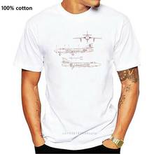 Camiseta de cuello redondo para hombre, camisa con dibujo de HAWKER HUNTER TECH, avión, avión, combate, RAF WAR, a la moda 2024 - compra barato