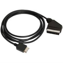 Cable AV RGB SCART de 1,8 m, Cable de conexión AV de repuesto para Sony Playstation PS1, PS2, PS3, para consolas PAL/NTSC 2024 - compra barato