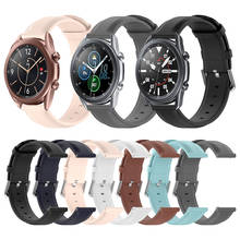 Leather Strap For Samsung Galaxy Watch 3 45mm 41mm smartwatch band watchband for Samsung Galaxy Watch3 LTE Bracelet replace band 2024 - buy cheap