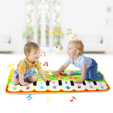 90 x 27cm Kids Toy Animals Theme Musical Mat Record Rug 8 Instruments Tone Sound Carpet Early Educational Toys For Kids Gift 2024 - buy cheap