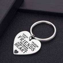 Best Friend Cute Keychain Friendship Gifts for Women Men Birthday Present for BFF Sisters Keyring Long Distance Gift 2024 - buy cheap