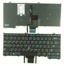 SSEA New US Keyboard Black For DELL Latitude E7440 E7420 E7240 E7420D 12 7000 With Point With Backlit 2024 - buy cheap