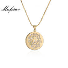 Mafisar Female Elegant Star Zodiac Sign 12 Constellation Necklaces CZ Pendant Charm Gold Chain Choker Necklaces Women Jewelry 2024 - buy cheap