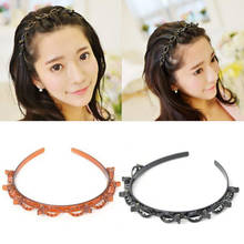 Hot sale Double Layer Bangs Clip Clamp Bangs Hairstyle Hairpin Hair Hoop Headband Hairbands Hair Grip Women Hair Accessories 2024 - buy cheap