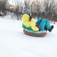 Skiing Boards Kids Donut Snow Tube Sled Winter Outdoor Sports Heavy Duty With Handle Snow Tyre Grass Sand Ski Board Snowboard 2024 - buy cheap