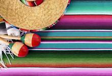 7x5FT Typical Mexican sombrero Color Mexican Festive Fabric Display Custom Photo Studio Backdrop Background Vinyl 220cm X 150cm 2024 - buy cheap