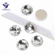 YANRUO 3220 Crystal Clear Chessboard Sewn Stones DIY Crafts Strass Flatback Rhinestones For Sewing Accessories 2024 - buy cheap