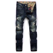 Мужские байкерские джинсы, мотоциклетные джинсовые штаны, мужские эластичные оригинальные штаны, внедорожные штаны, одежда для защиты, большие размеры 2024 - купить недорого