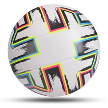 Balón de fútbol voetbal, pelota de entrenamiento deportivo de PU, 5 balones de la liga de fútbol, Material de tamaño cosido a máquina, el más nuevo partido estándar 2024 - compra barato