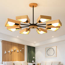 Luminária pendente de madeira, abajur de madeira escandinavo com rotação, e27, led para teto interno, sala de estar, quarto 2024 - compre barato