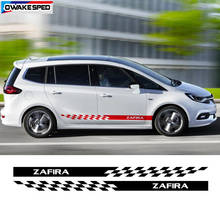 Sport Stripes Car Door Side Skirt Sticker For Volkswagen-Opel ZAFIRA Lift AT MT Auto Body Decor Vinyl Decal Exterior Accessories 2024 - buy cheap