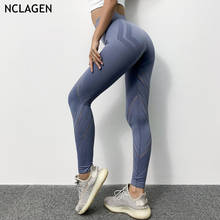 sport leggings push up High Waist  elastic yoga pants fitness wear Nylon Woman Running Gym Workout Squat Proof Tights NCLAGEN 2024 - buy cheap