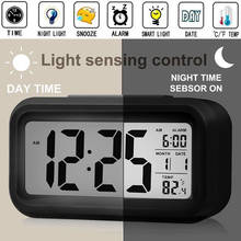 Hot Sale LED Digital Alarm Clock Backlight Snooze Mute Calendar Desktop Electronic Bcaklight Table Clocks Desktop Clock 2024 - buy cheap