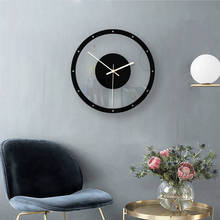 Nordic Style Wall Clock Silent Transparent Acrylic Clock  Home Living Creative Room Desk Ornament 2024 - buy cheap