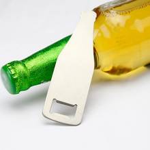 Free Shipping Beer Bottle Opener 10pcs/lot Blank Sublimation Steel Bottle Opener heat transfer print DIY  Print 2024 - buy cheap