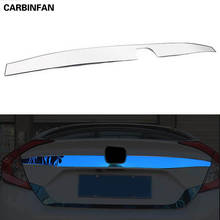 TAIL GATE COVER TRIM BACK REAR LIGHT TRUNK LID DOOR HANDLE MOLDING BEZEL GARNISH STYLING FOR HONDA CIVIC 2016 2017 2024 - buy cheap