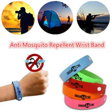 Pulseira repelente de mosquitos para crianças e adultos, bracelete antimosquito, repelente para acampamento ao ar livre 2024 - compre barato