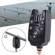 Swingers de caña de pescar, 1 unidad, 2 LED, tono ajustable, sensibilidad al volumen, alerta de sonido, alarma de mordida de pesca resistente al agua 2024 - compra barato