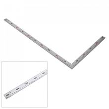 Portable 250 x 500mm Thicker 1.2mm Stainless Steel 90 Degree Right Angle Ruler for Woodworking / Office 2024 - buy cheap