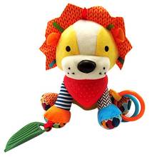 Cute Lion Fox Rattles Infants Animal Stroller Car Toys Clip Lathe Hanging Seat & Stroller Toys Mobile Music Educational Toys1 2024 - buy cheap