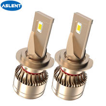 ASLENT 3570 чипы Автомобильные фары LED H7 H4 лампочки H1 H11 HB3 HB4 H8 H9 9005 9006 20000LM 12V 6500K автомобильные лампы 60W led canbus 2024 - купить недорого