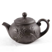 Yixing-TETERA de arcilla púrpura de gran capacidad, tetera auténtica de 300ml, Ceremonia de té chino 2024 - compra barato