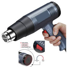 Heat Gun 2000W Heavy Duty Hot Air Gun Kit Dual-Temperature Settings and 4 Nozzles for Crafts, Shrinking PVC, Stripping Paint 2024 - buy cheap