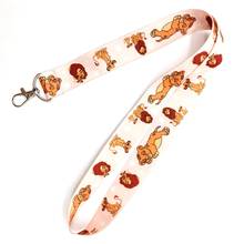 New cartoon Lion  Neck Strap Lanyards  Badge Holder Rope Pendant Key Chain Accessorie 2024 - buy cheap