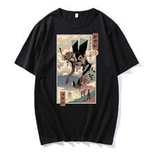 Camiseta retro impressão gráfica do verão dos homens de ayanami rei ikari dos homens das camisetas de streetwear ulzzang moda hip hop harajuku 2024 - compre barato
