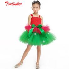 Vestidos de princesa con tutú para niñas, disfraz de princesa roja para Navidad, cumpleaños, Fiesta Temática Y Halloween 2024 - compra barato