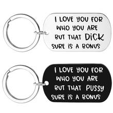 Lover Funny Boyfriend Gift Creative Keychain for Men Boyfriend Girlfriend gift 2024 - buy cheap