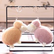 Cartoon Style Cute Sheep Shape Bag Key Car Plush Pendant Children Stuffed Animals Toy Mini Doll Plush Keychains Kid Toys 2024 - buy cheap