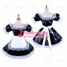 Uniforme de Cosplay Sissy dama negro Vestido de Pvc hecho a medida [G1341] 2024 - compra barato