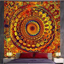 Tapiz de Mandala de la India, decoración Bohemia para el hogar, colchón Hippie, brujería, novedad de 2020 2024 - compra barato