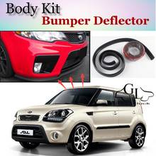 Bumper Lip Deflector Lips For KIA Soul Front Spoiler Skirt For TopGear Friends Car Tuning Veiw / Body Kit / Strip 2024 - buy cheap