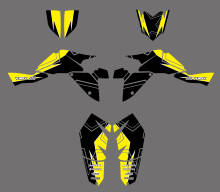 0352 Yellow New DECALS STICKERS Graphics Kits For Suzuki LTZ400 ATV 2009 2010 2011 2012 LTZ 400 2024 - buy cheap