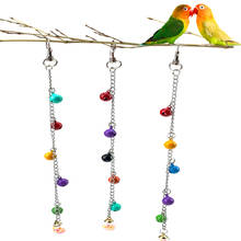 Funy Pet Bird Parakeet Climb Bite Chew With Hanging Cute Swing Small bell Bird Toy Parrot Toys Pet Supplies For Parakeet Cockati 2024 - buy cheap