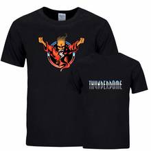 Men's Thunderdome T Shirt 2021 Fashion Cotton Anime Tshirt Thunderdome Summer T-Shirt Casual Short Sleeve Cool tops Tee Shirts 2024 - buy cheap