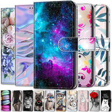 Cute Funny Painted Flip Leather Case on For OPPO A52 A72 A92 4G OPPOA A 52 72 92 Coque Card Slot Wallet Animal Pattern Cover 2024 - buy cheap