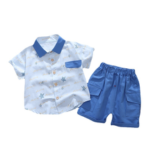 New Summer Baby Girls Clothing Children Boys Cotton Shirt Shorts 2Pcs/Sets Infant Fashion Clothes Outfits Kids Casual Sportswear 2024 - buy cheap