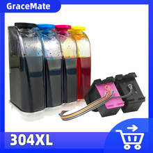 GraceMate-tinta a granel CISS 304, Compatible con impresoras Hp 304, Envy 5010, 5020, 5030, 5032, 5034, 5052, 5055, 2620, 2630, 2632 2024 - compra barato