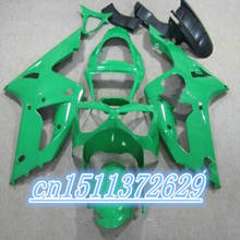 Комплект зеленых обтекателей для KAWASAKI NINJA ZX 6R 636 03 04 ZX-6R Body ZX6R 2003 2004 ZX 6R 03 04 обтекатели 2024 - купить недорого