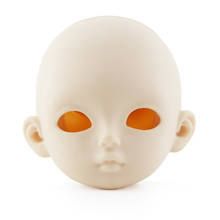 Cabeças de boneca de maquiagem para boneca 1/3 bjd, acessórios de cosplay diy para bonecas de meninas que se vestem cabeça sem cabelo 2024 - compre barato
