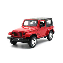 1/32 WRANGLER SUV литая модель металлическая модель игрушки для автомобиля подарки для детей 2024 - купить недорого