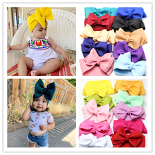 Faixa de cabeça ajustável, turbante para bebês meninas, faixa de cabeça larga de algodão, quente para o inverno, recém-nascidos 2024 - compre barato