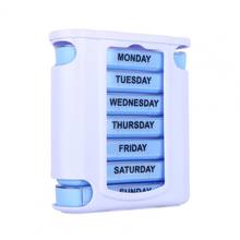 Lançamento!! caixa de plástico portátil para armazenamento de pílulas com 7 dias e 28 grades, recipiente para remédios 2024 - compre barato