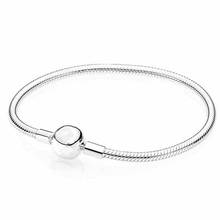 Original Moments Smooth Ball Clasp Snake Chain Bracelet Bangle Fit 925 Sterling Silver Bead Charm Diy Europe Jewelry 2024 - buy cheap