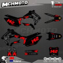 Customized Team Graphics Backgrounds Decals 3M Custom Stickers For HONDA  14-17CRF250R 13-16CRF450R 2024 - buy cheap